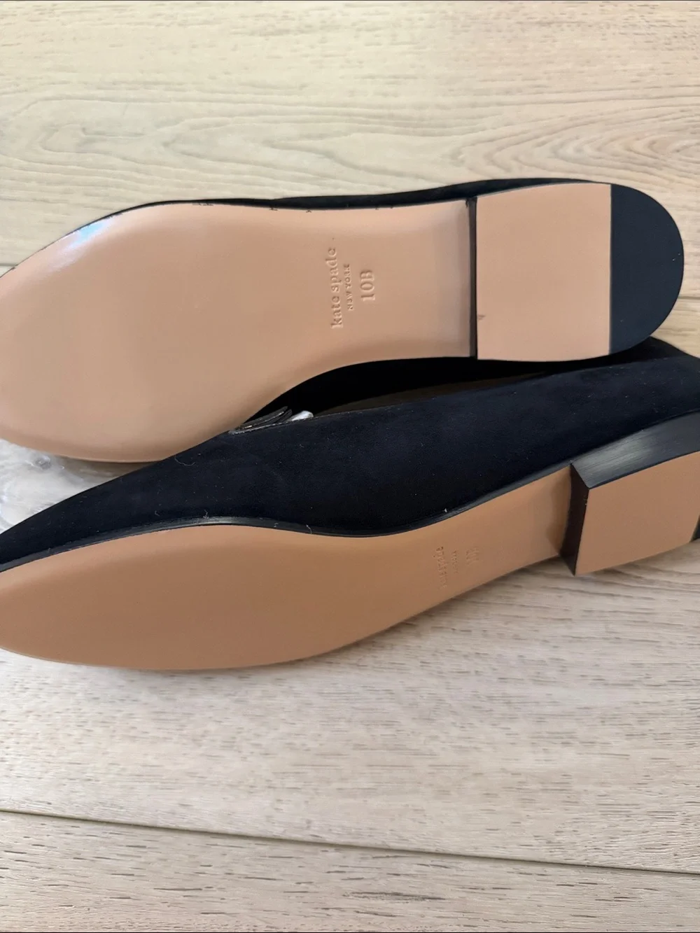 kate spade black suede
